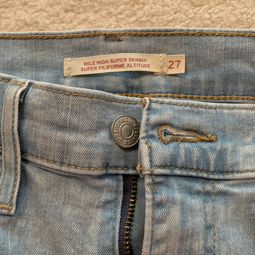 Levi’s Mile High Super Skinny Jeans - Picture 3 of 7